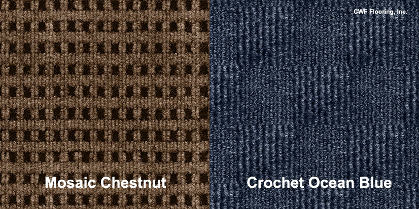 textured carpet squares